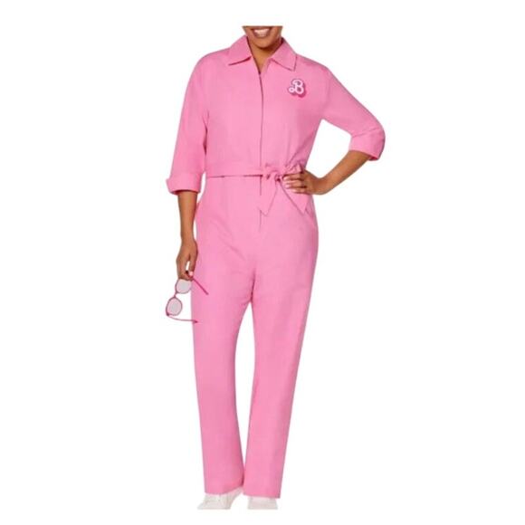 Barbie Movie Adult Plus Size Spirit Halloween Power Jumpsuit Plus Size 1X - Picture 2 of 8